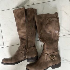 Kim Rogers Brown Over the Knee Boots